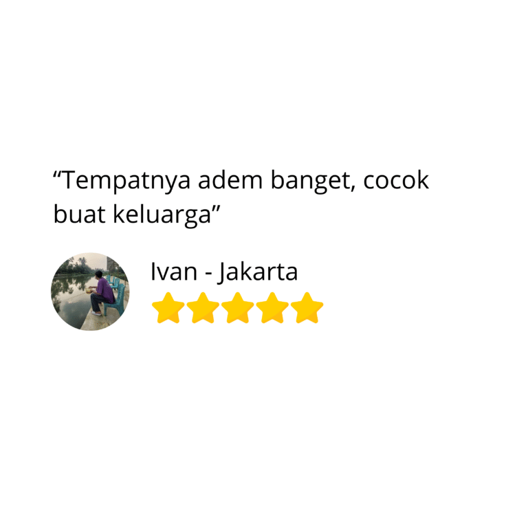 Tempatnya adem banget, cocok buat keluarga